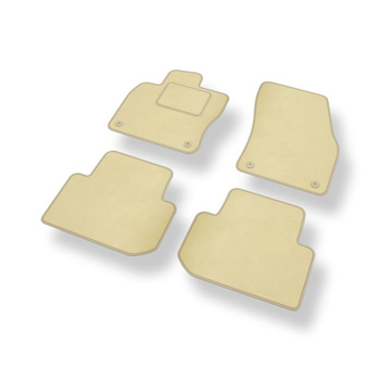 Velúrszőnyegek gépjárművekhez: Volkswagen Tiguan II SUV (2015-2024) - bézs