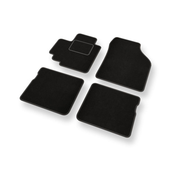 Velúrszőnyegek gépjárművekhez: Suzuki Celerio Hatchback (2015-2019) - fekete
