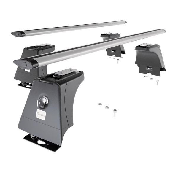 Alap tetőcsomagtartó, amely alkalmazható a: Citroen Jumper II Van (2006-2014) - ezüst - rögzítő pontok - alumínium