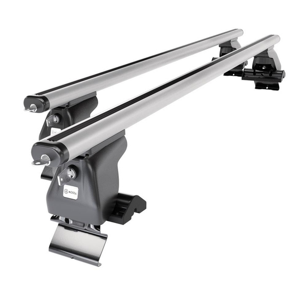 Alap tetőcsomagtartó, amely alkalmazható a: Nissan Almera mk II Szedán (2000-2006) - ezüst - rögzítő elemek nélkül - alumínium