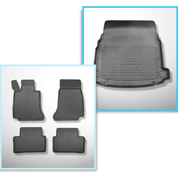 Csomagtérszőnyeg - és autószőnyegkészlet TPE: Mercedes-Benz CLS C257 Coupé (03.2