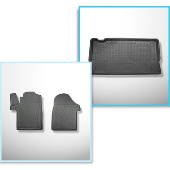 Csomagtérszőnyeg - és autószőnyegkészlet TPE: Mercedes-Benz Vito W447 Tourer (10