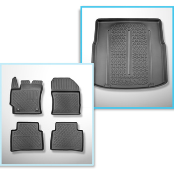 Csomagtérszőnyeg - és autószőnyegkészlet TPE: Suzuki Swace Kombi (11.2020-....) 
