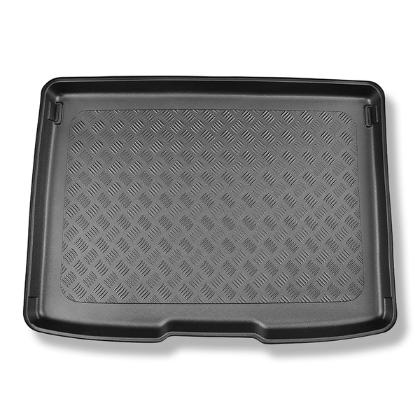 Méretre készült csomagtérszőnyegek: Ford Focus IV Hatchback, Active Hatchback (09.2018-....) - felső csomagtartó; pótkerékkel; mozgó padló legmagasabb pozícióban