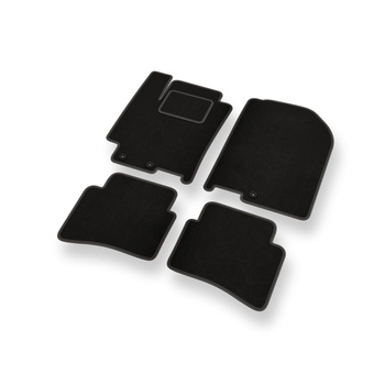 Velúrszőnyegek gépjárművekhez: Kia Rio IV Hatchback (2017-....) - fekete
