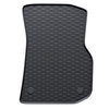 Autós gumiszőnyegek: BMW X3 G01 SUV (2017-2024) - fekete - 4 db