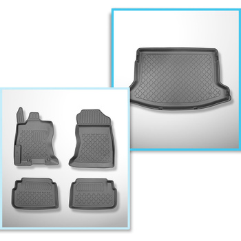 Csomagtérszőnyeg - és autószőnyegkészlet TPE: Subaru XV II e-Boxer SUV (12.2019-