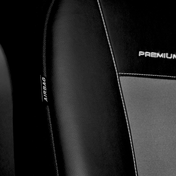 Méretre vart üléshuzat a következő autótípushoz: Seat Cordoba II Szedán (2002-2009) vödör ülések - szürke