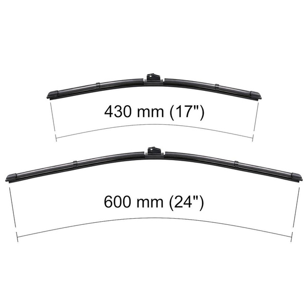 Autó ablaktörlők lapát szélvédőre a következő autótípushoz: Fiat Croma II Kombi, Liftback (06.2005-12.2010) - Lapos ablaktörlő lapát