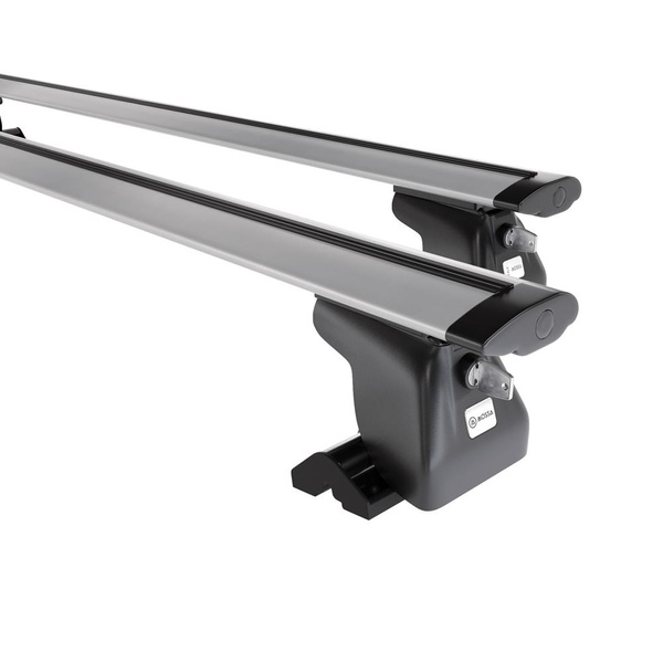 Alap tetőcsomagtartó, amely alkalmazható a: Citroen Spacetourer Van (2016-....) - ezüst - rögzítő pontok - alumínium