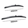 Autó ablaktörlők lapát szélvédőre a következő autótípushoz: Mazda CX-3 SUV (02.2015-2021) - Hibrid ablaktörlő lapát