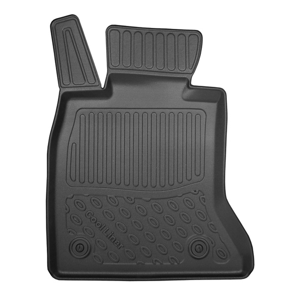 TPE Premium szőnyegek gépjárművekhez: BMW 5 széria F10 Limuzin (03.2010-2013) - X-drive nélkül; első ülések síneinek egymás közti távolsága (hátul) 415 mm