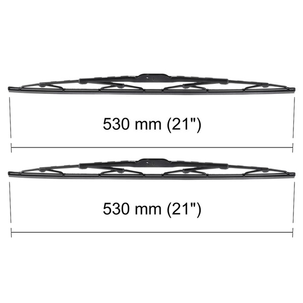 Autó ablaktörlők lapát szélvédőre a következő autótípushoz: Volvo 850 Kombi, Szedán (09.1991-07.1998) - Sztenderd ablaktörlő lapát
