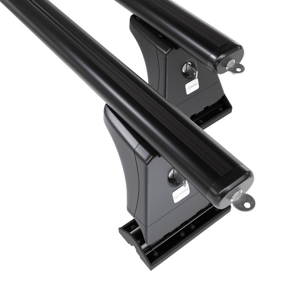 Alap tetőcsomagtartó, amely alkalmazható a: Mercedes-Benz E osztály C207 Coupé (2009-2016) - fekete - rögzítő pontok - alumínium