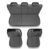 Univerzális autós üléshuzatkészlet kifejezetten: Toyota RAV4 I, II, III, IV, V (1994-....) - PG-2