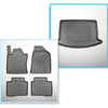 Csomagtérszőnyeg - és autószőnyegkészlet TPE: SsangYong Korando IV C300 SUV (09.2019-....) - alsó csomagtartó (nincs / multifunkciós padló alá); nem az elektromos verzióhoz