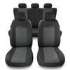 Univerzális autós üléshuzatkészlet kifejezetten: Nissan Qashqai I, II, III (2007-....) - UNE-2