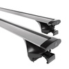 Alap tetőcsomagtartó, amely alkalmazható a: Mercedes-Benz GLA H247 SUV (2020-....) - ezüst - integrált reling - alumínium