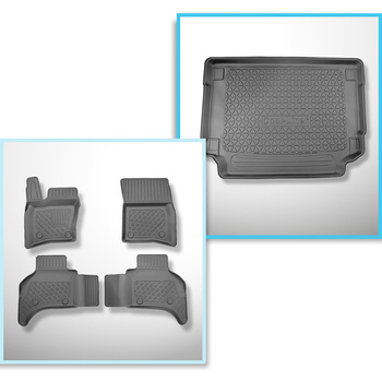 Csomagtérszőnyeg - és autószőnyegkészlet TPE: Land Rover Defender (L663) 110 SUV