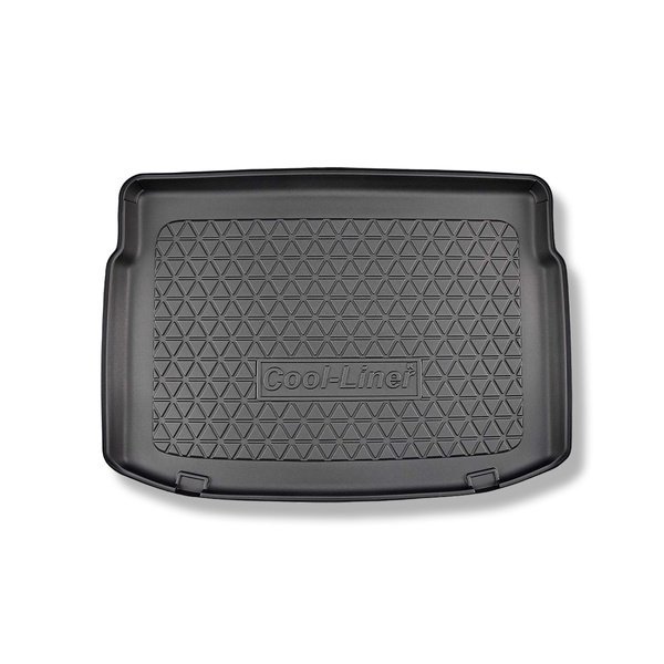 Méretre készült csomagtérszőnyegek: Toyota Corolla XII E210 Hatchback (02.2019-....) - felső csomagtartó; autókhoz dupla padlós csomagtartókkal; szintén hibridhez