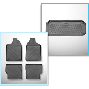 Csomagtérszőnyeg - és autószőnyegkészlet TPE: Aixam Miniauto Cross Hatchback (20