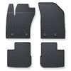Autós gumiszőnyegek: Fiat Tipo (2016-....) - fekete