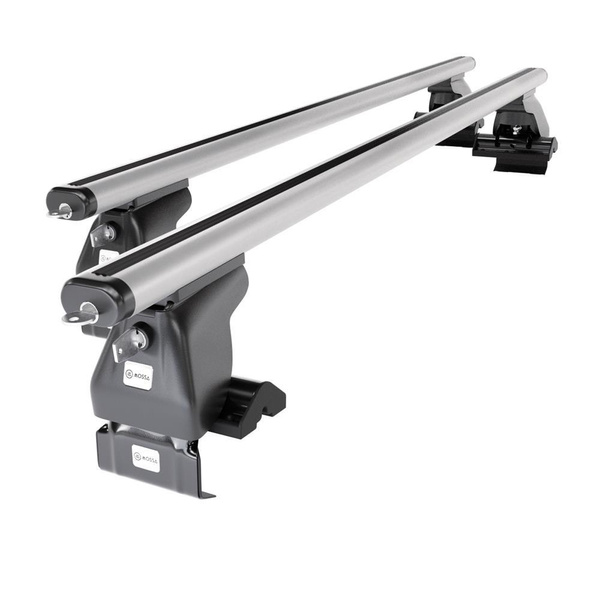 Alap tetőcsomagtartó, amely alkalmazható a: Hyundai Elantra mk V Szedán (2011-2015) - ezüst - rögzítő elemek nélkül - alumínium