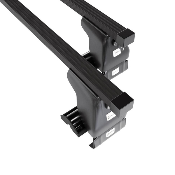 Alap tetőcsomagtartó, amely alkalmazható a: Nissan Juke mk I (F15) SUV (2010-2019) - fekete - rögzítő elemek nélkül - acél