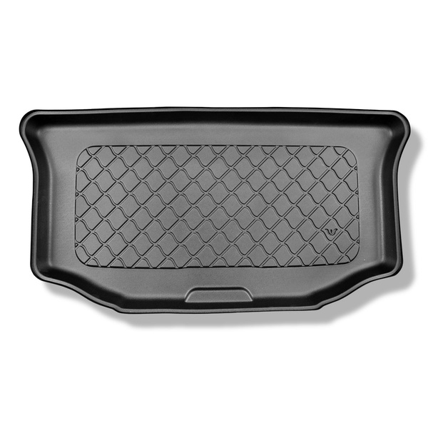 Méretre készült csomagtérszőnyegek: Mitsubishi Space Star FL Hatchback (2017-11.2019) - csak felső csomagtartóra; a polcra