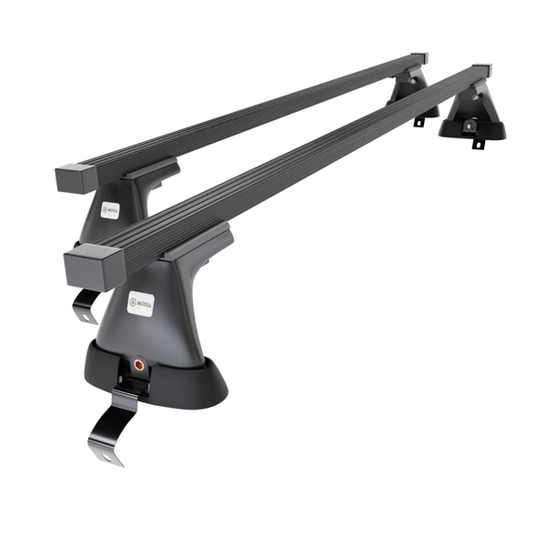 Alap tetőcsomagtartó, amely alkalmazható a: Volkswagen Passat B6 Szedán (2004-2009) - fekete - rögzítő elemek nélkül - acél