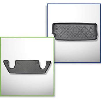 Csomagtérszőnyeg - és autószőnyegkészlet TPE: Tesla Model X SUV (10.2016-12.2020