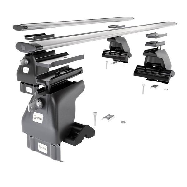 Alap tetőcsomagtartó, amely alkalmazható a: Kia Rio mk I Kombi (2000-2005) - ezüst - rögzítő elemek nélkül - alumínium