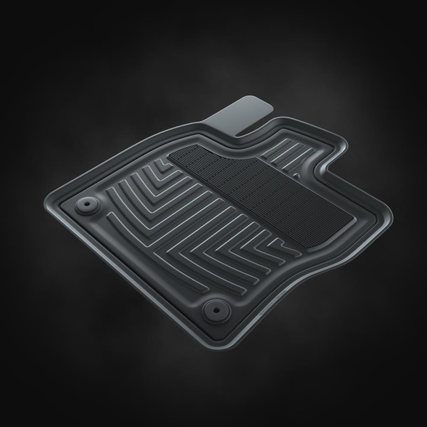 Autós gumiszőnyegek: Audi A3 8Y Sportback (2020-....) - fekete - 4 db