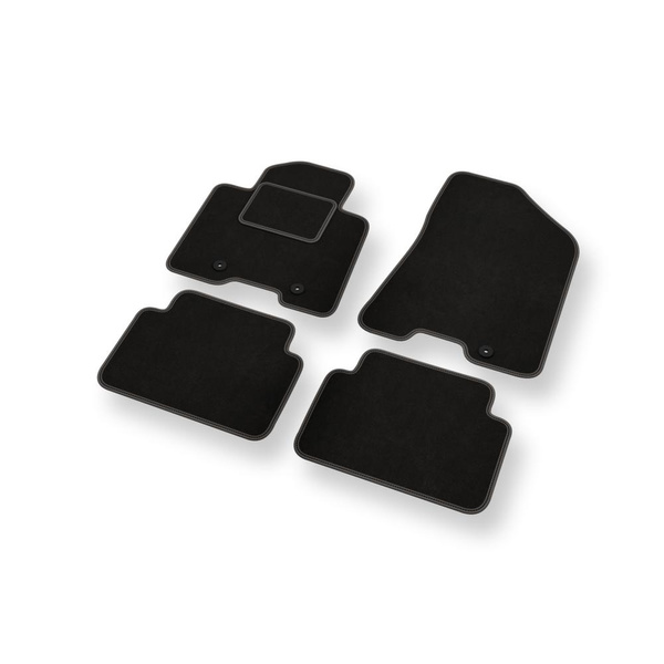 Velúrszőnyegek gépjárművekhez: Kia Sportage IV SUV (2016-2021) - fekete