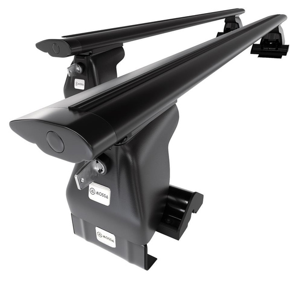 Alap tetőcsomagtartó, amely alkalmazható a: Lexus IS mk II Szedán (2005-2012) - fekete - rögzítő elemek nélkül - alumínium
