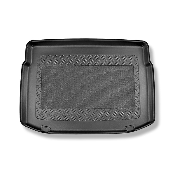 Méretre készült csomagtérszőnyegek: Toyota Corolla XII E210 Hatchback (02.2019-....) - felső csomagtartó; autókhoz dupla padlós csomagtartókkal; szintén hibridhez