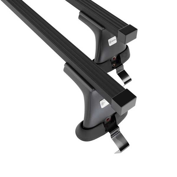 Alap tetőcsomagtartó, amely alkalmazható a: Renault Clio mk IV Hatchback (2013-2019) - fekete - rögzítő elemek nélkül - acél