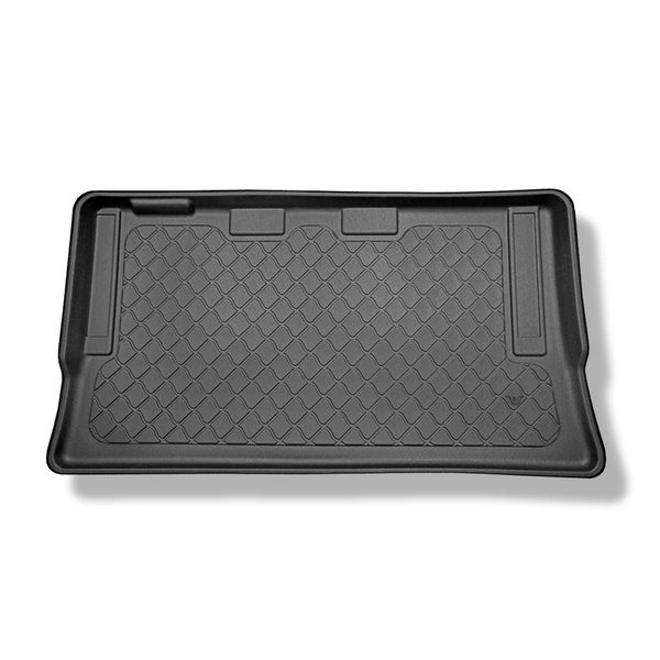 Méretre készült csomagtérszőnyegek: Mercedes-Benz V osztály W447 Van (06.2014-....) - hosszú verzió (tengelytávolság 3.200 mm, autó hossza 5.148 mm); a harmadik sor ülés mögé; osztott csomagtér nélkül