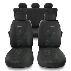 Univerzális autós üléshuzatkészlet kifejezetten: Mitsubishi L200 I, II, III, IV, V, VI (1993-....) - UNE-GR