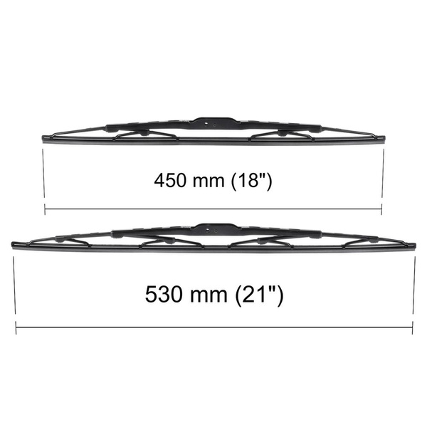 Autó ablaktörlők lapát szélvédőre a következő autótípushoz: Toyota IQ Hatchback (11.2008-05.2014) - Sztenderd ablaktörlő lapát