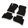 Velúrszőnyegek gépjárművekhez: Jaguar F-Pace SUV (2016-....) - fekete