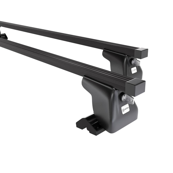 Alap tetőcsomagtartó, amely alkalmazható a: Jeep Commander SUV (2006-2010) - fekete - T-profil - acél