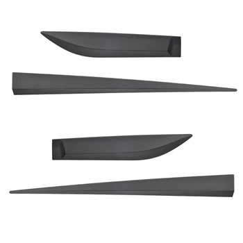 Fekete autó oldallécek Hyundai ix20 Egyterű (2010-2018)