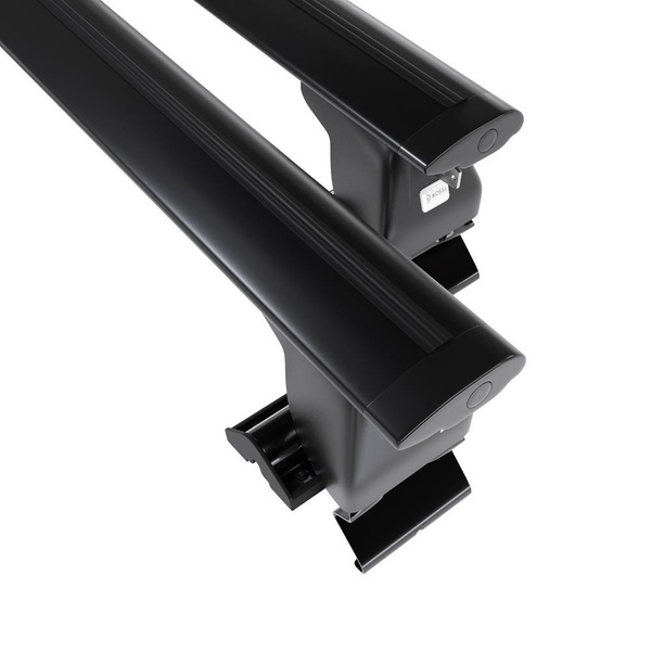 Alap tetőcsomagtartó, amely alkalmazható a: Nissan Almera mk II Szedán (2000-2006) - fekete - rögzítő elemek nélkül - alumínium