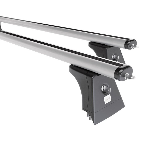 Alap tetőcsomagtartó, amely alkalmazható a: Opel Zafira C Egyterű (2012-2019) - ezüst - rögzítő pontok - alumínium