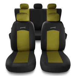 Univerzális autós üléshuzatkészlet kifejezetten: Citroen C5 Aircross (2018-....) - S-Y