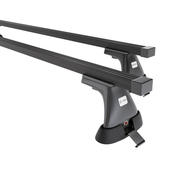 Alap tetőcsomagtartó, amely alkalmazható a: Toyota RAV4 mk II SUV (2000-2005) - fekete - rögzítő pontok - acél