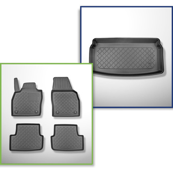 Csomagtérszőnyeg - és autószőnyegkészlet TPE: Audi A1 GB Sportback (07.2018-2024