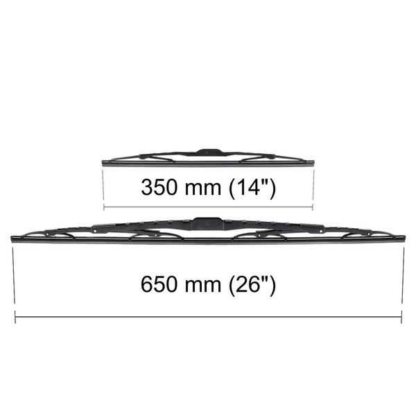 Autó ablaktörlők lapát szélvédőre a következő autótípushoz: Kia ProCeed II Hatchback (01.2013-2018) - Sztenderd ablaktörlő lapát