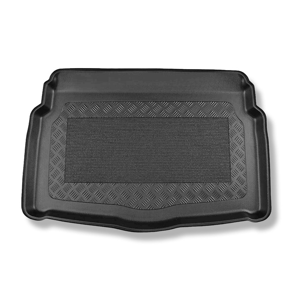 Méretre készült csomagtérszőnyegek: Volkswagen Golf VIII Hatchback (12.2019-....) - alsó csomagtartó; mozgó padló legalacsonyabb pozícióban; mankókerékkel, vagy javító készlettel